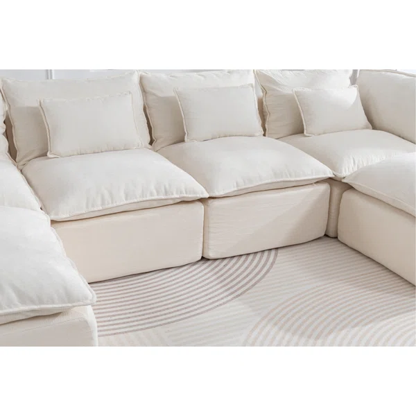Boneless Cloud Couch Oversized Modular Sectional Sofa True Relax Comfy Couches Wide&Deep Seat Sofas - Image 2